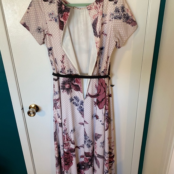 Custom maxi dress - floral pattern - Picture 2 of 5